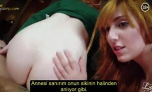 Kızıl Şaçlı Teyzesini Sikip Hamile Bırakıyor, Bölüm 2 Annesini de Sikiyor Türkçe Altyazılı Porno