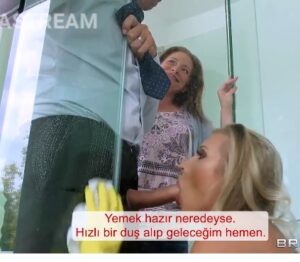 Brazzers Altyazılı Porno Azgın Adam Hizmetçi Kadını Her Yerde Sikti